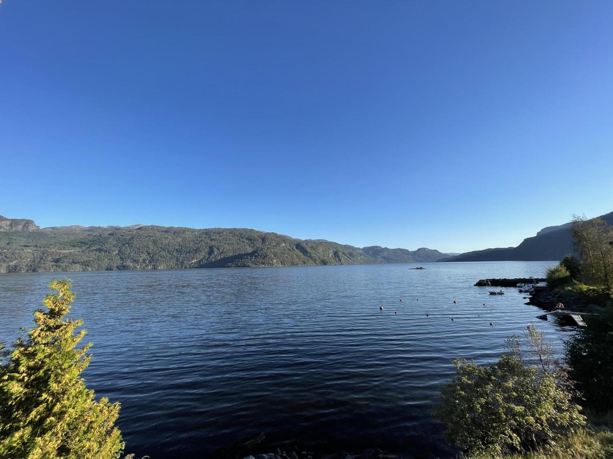 Sauda Fjord Camping Saudasjøen Buitenkant foto